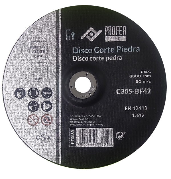 DISCO C PIEDRA PRO PT0589 PROFER TOP 230X3 MM