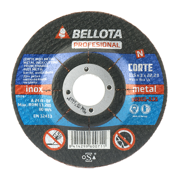 DISCO C HIERRO PRO 50301 BELLOTA 230X3 MM