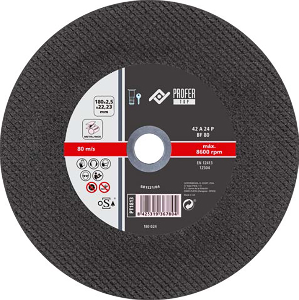 DISCO C H MET/INOX A24 PT1813 PROFER TOP 178X2,5MM