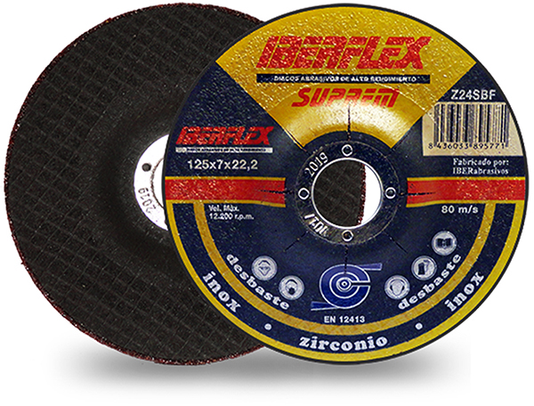 DISCO DESBASTE ACERO A24M  IBERFLEX PLUS 230X7 MM