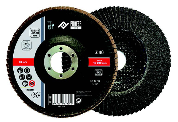 DISCO LAMINAS POLIFAN Z40 PT1893 PROFER TOP 125 MM