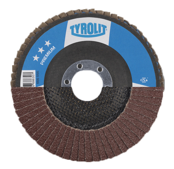 DISCO LAMINAS CORINDON A60B 27A-668631 TYROLIT PREMIUM 115X22 MM