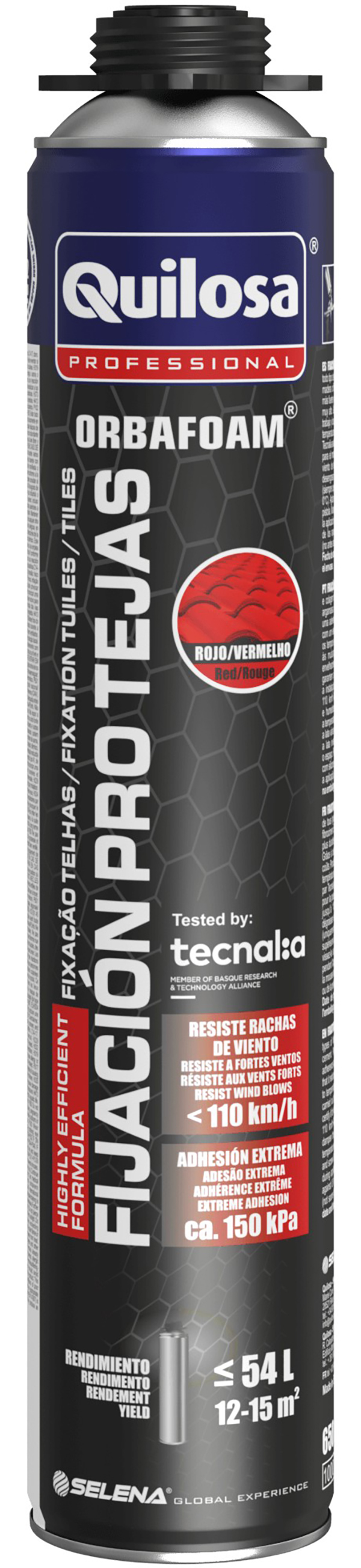 ESPUMA POLIURET TEJAS ROJA PIS 10050638 ORBAFOAM 650 ML