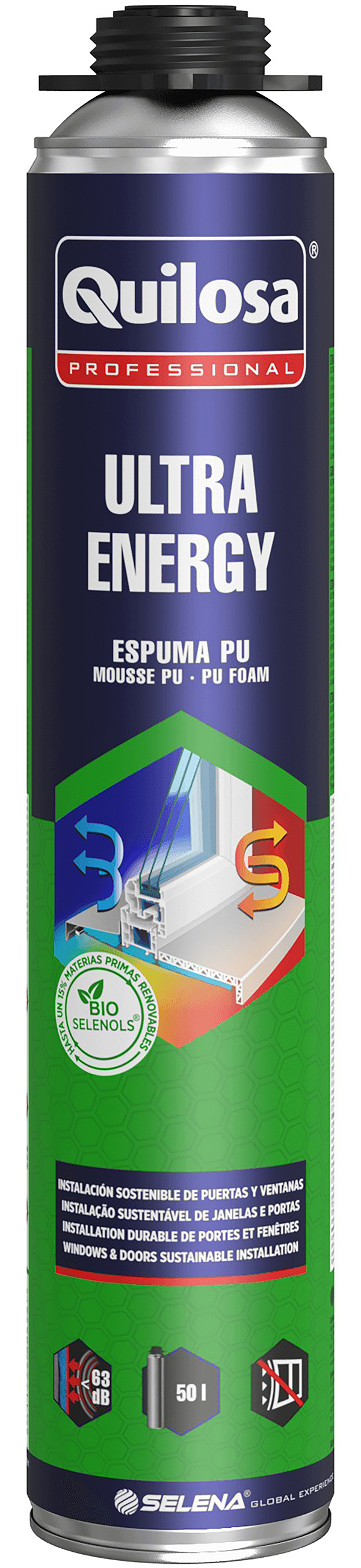 ESPUMA POLIURETANO 10051332 QUILOSA 750 ML