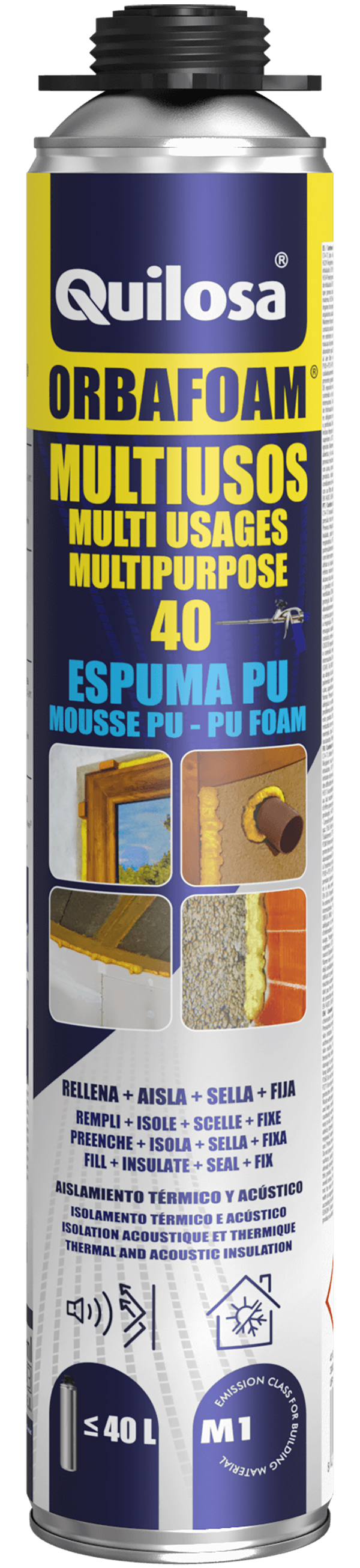 ESPUMA POLIURET PISTOLA 41533... ORBAFOAM 750 ML