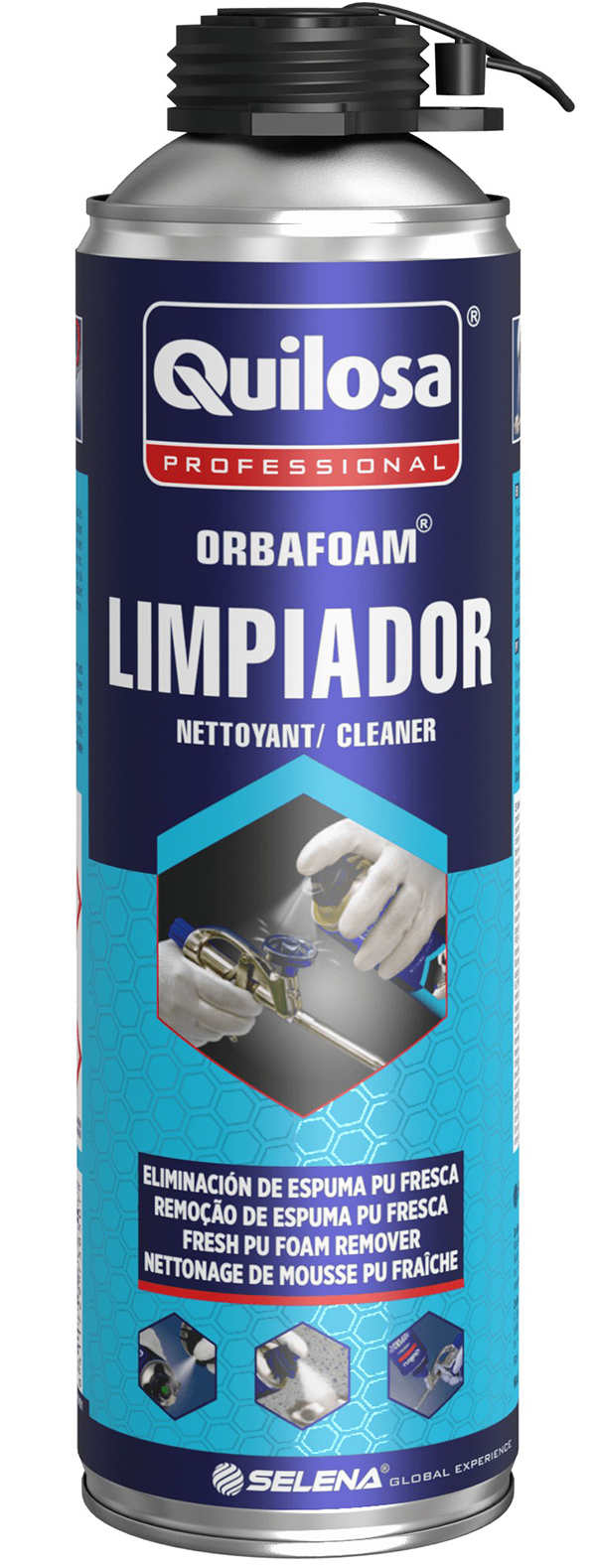 LIMPIADOR ESPUMA POLIURET 41491 ORBAFOAM 500 ML