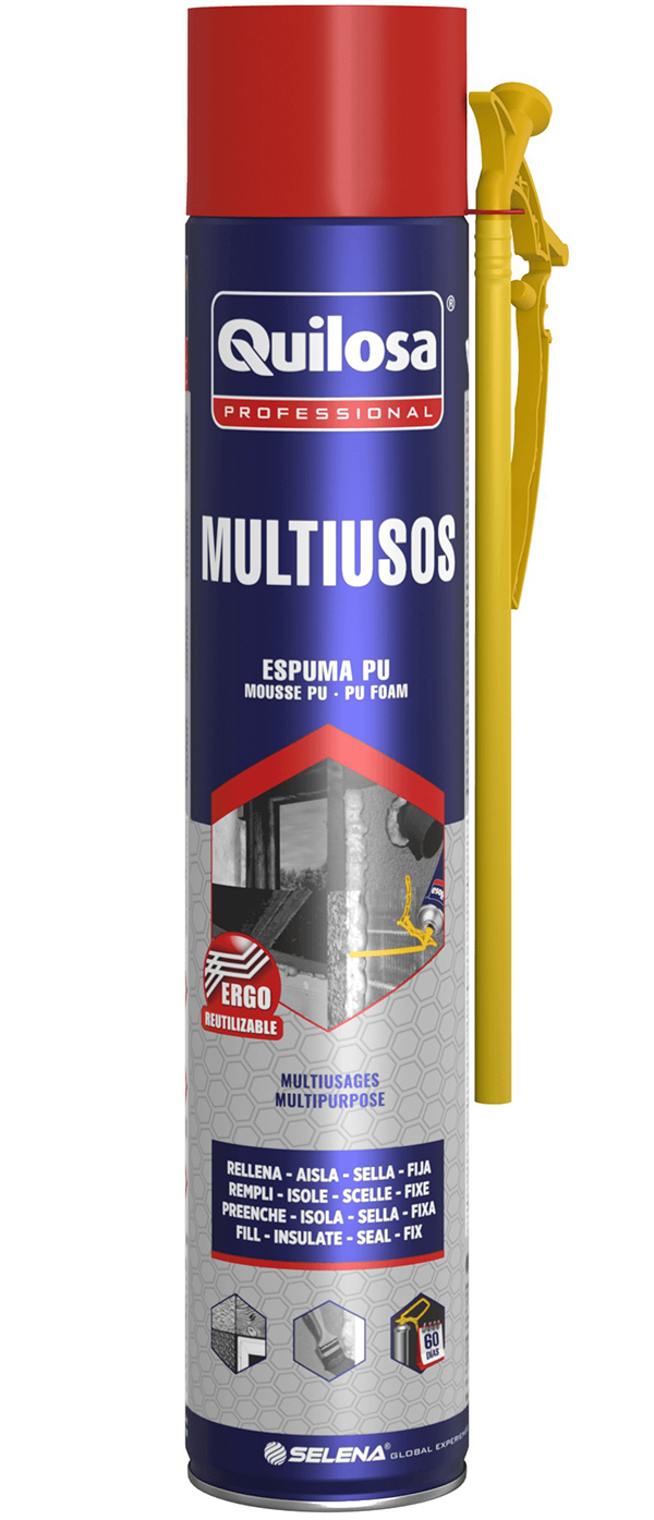 ESPUMA PU MULTIUSO CANULA 10051387.. QUILOSA 750 ML