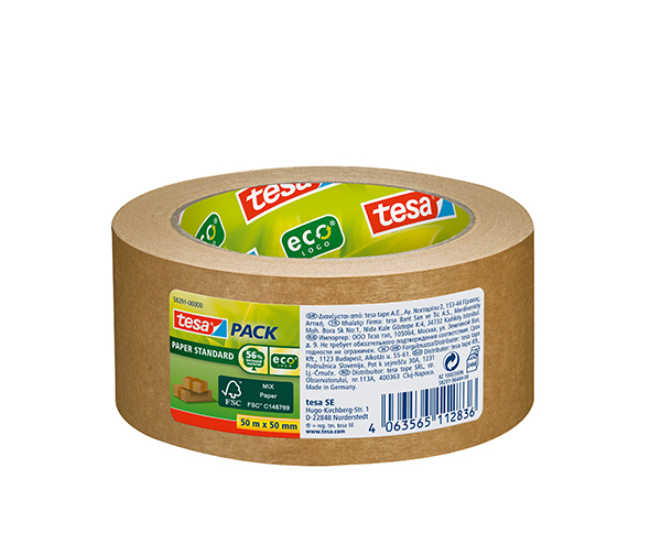 CINTA EMBALAJE ECO PAPER STANDARD 58291-00000-00 TESA 50 MX50 MM
