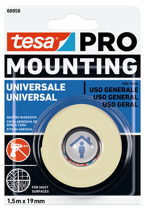 CINTA DOBLE CARA 66958-00003-01 TESA 1,5 MX19MM