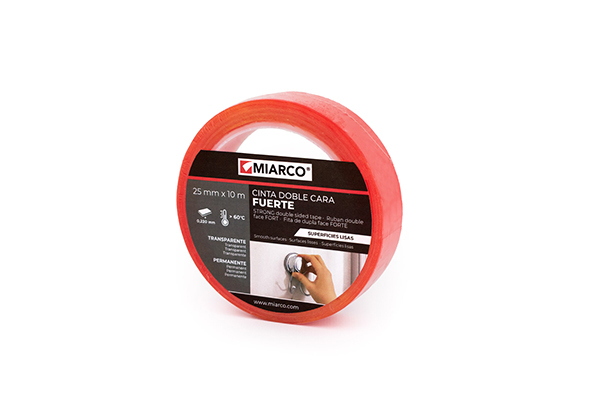 CINTA DOBLE CARA SUPER LISA DC-995 30807 MIARCO 25MMX10M