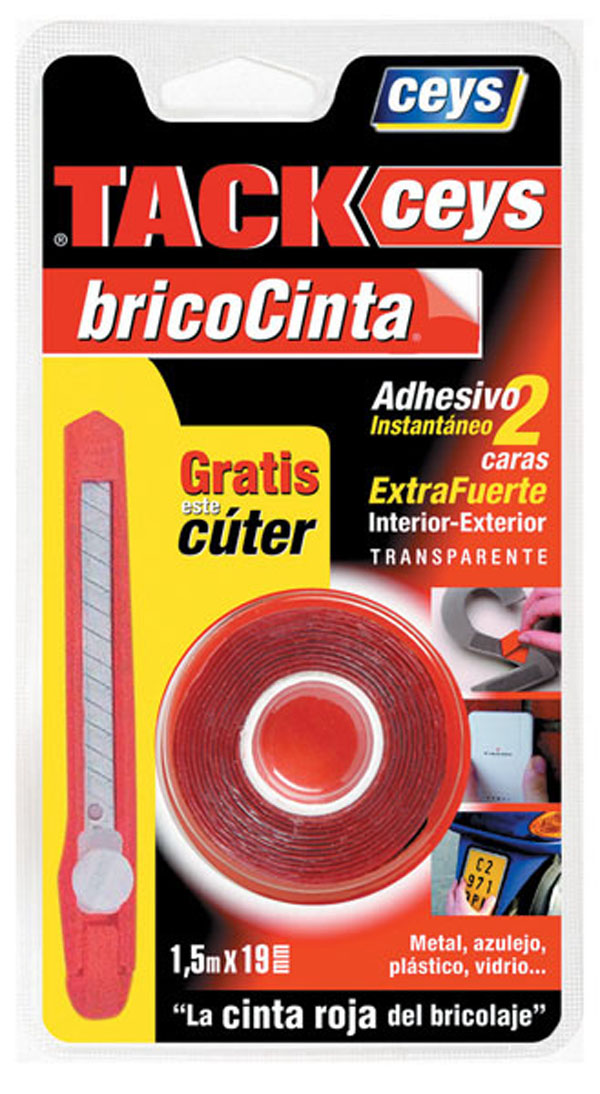 CINTA DB CARA BAÑO/COCINA 507540 BRICOCINTA 1,5MX19 MM