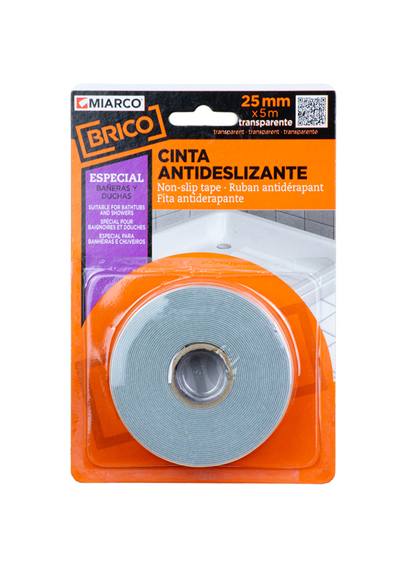 ANTIDESLIZANTE TRANSPARENTE 14758 MIARCO 25MMX5MT