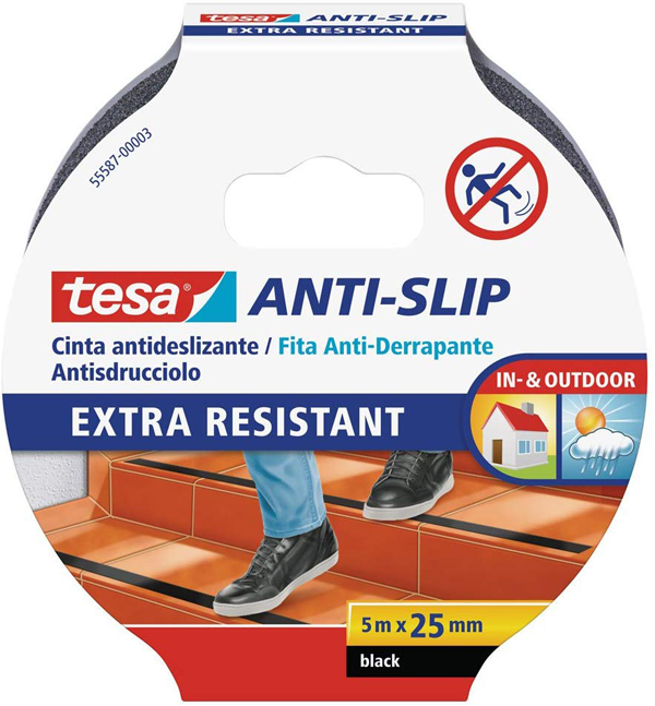 ANTIDESLIZANTE NEGRO 55587-00003-11 TESA 5 MX25 MM