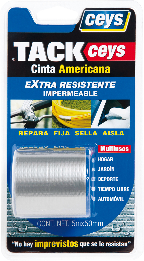 CINTA MULTIUSO AMERICANA GRIS 507601 CEYS 5 MX50 MM