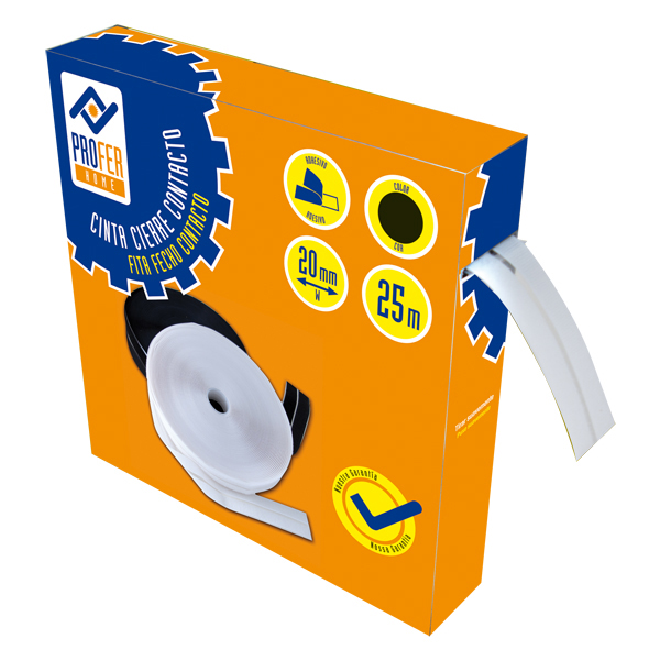 CINTA ADHES CONTACTO NEGRO PH0230 PROFER HOME 25 M