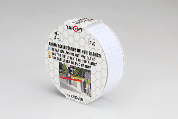CINTA ADHS. REFLECT. BLANCA CRB3350 TARGET 33MX50MM