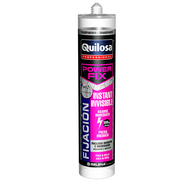 ADHESIVO MONTAJE FIX INVISIBLE TRANS 10045462 QUILOSA 280 ML