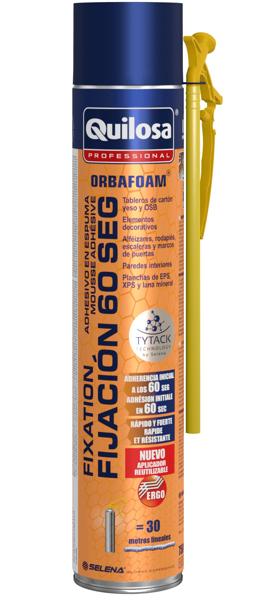 ADHESIVO MONTAJE ESPUMA 60 CANULA T017947 ORBAFOAM 750 ML