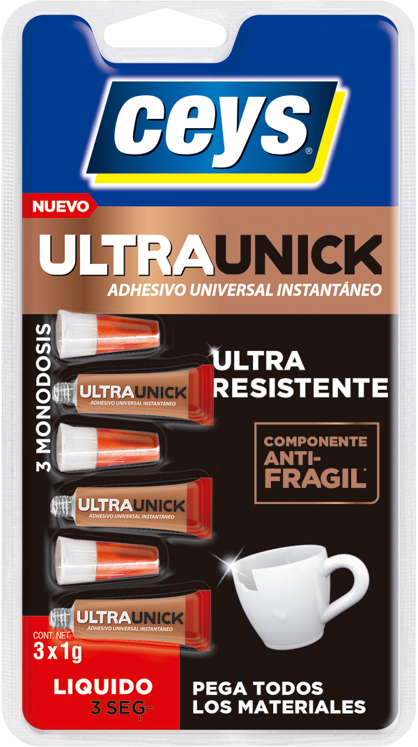 PEGAMENTO INSTANT CIANO UNICK 504023 CEYS 3X1 G