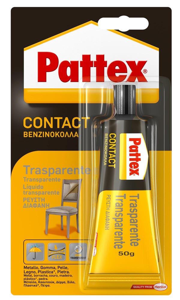 PEGAMENTO CONTACTO TRANSPARENT 2843224 PATTEX 50 GR
