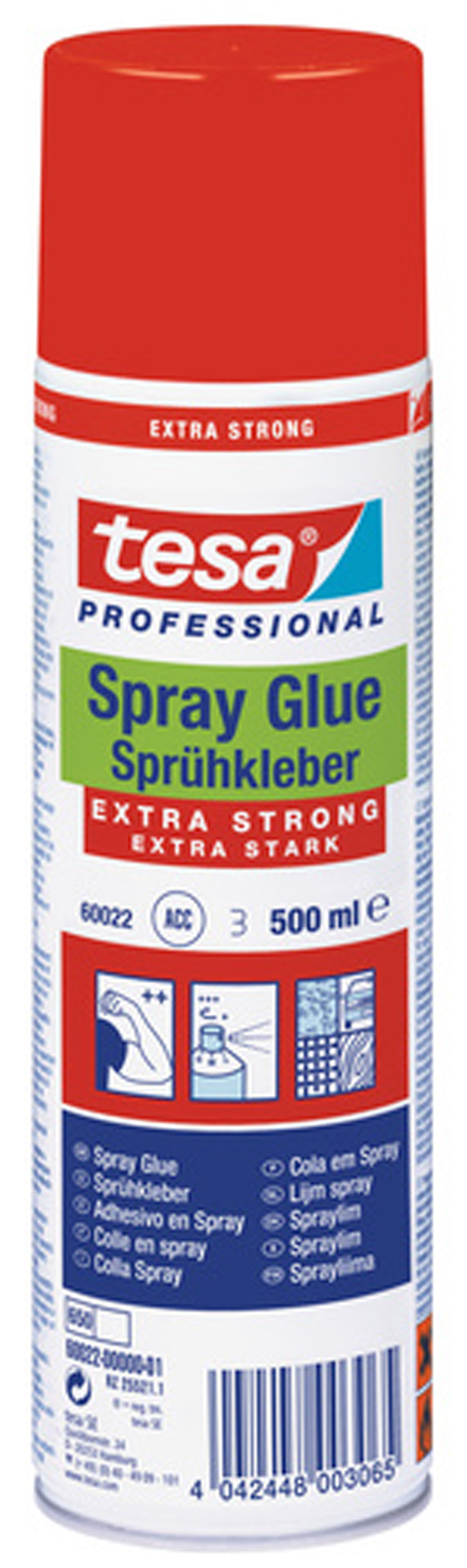 ADHESIVO SPRAY EXTRA FUERTE 60022-00000-03 TESA 500 ML