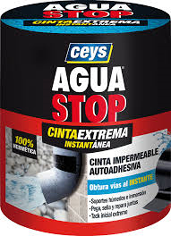 CINTA AUTOADH IMPERMEABL NEGR 902809 CEYS 10CMX1,05M