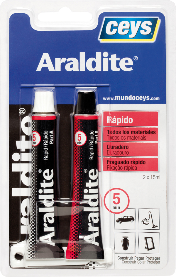PEGAMENTO RAPIDO TUBO GRANDE 510207 ARALDIT 15+15 ML