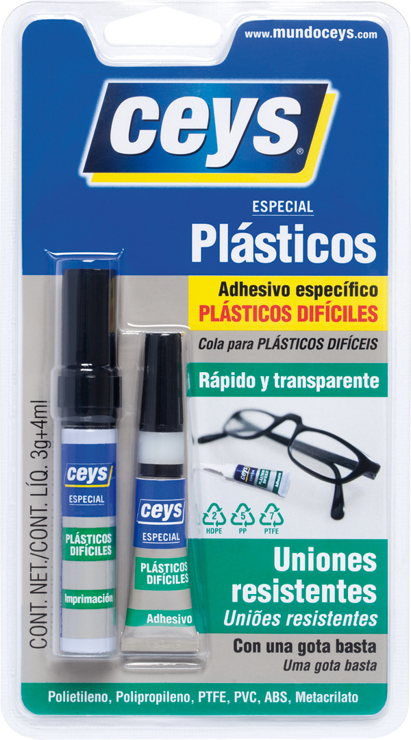 PEGAMENTO PLASTICOS DIFICILES 504114 CEYS 3 G