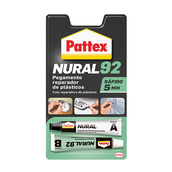 PEGAMENTO PLASTICO NURAL 92 2901729 PATTEX 22 ML