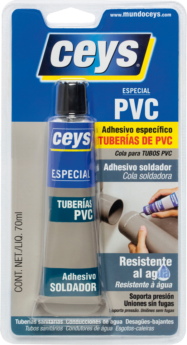 PEGAMENTO PVC TUBERIAS BLIST 501029 CEYS 70 ML