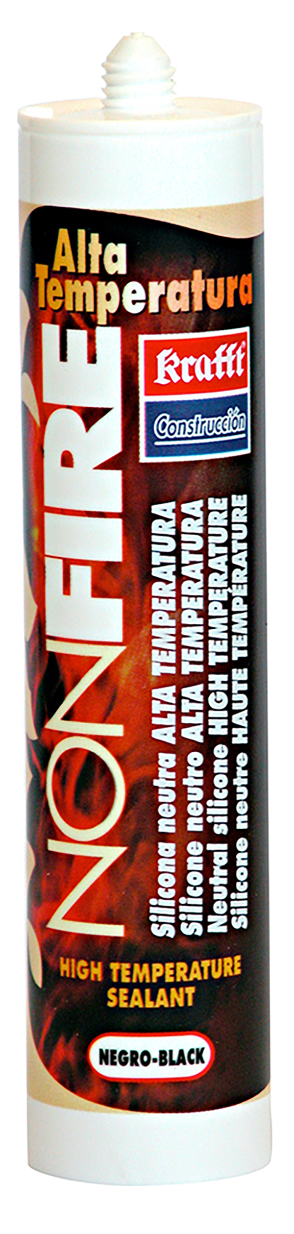 SILICONA NEUTRA TEMP EXTREMAS 54053 NEGRO 300 ML