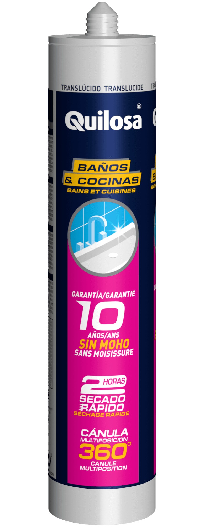 SILICONA SANITARIOS TRASLUCIDA 43729 ORBASIL K93 300 ML
