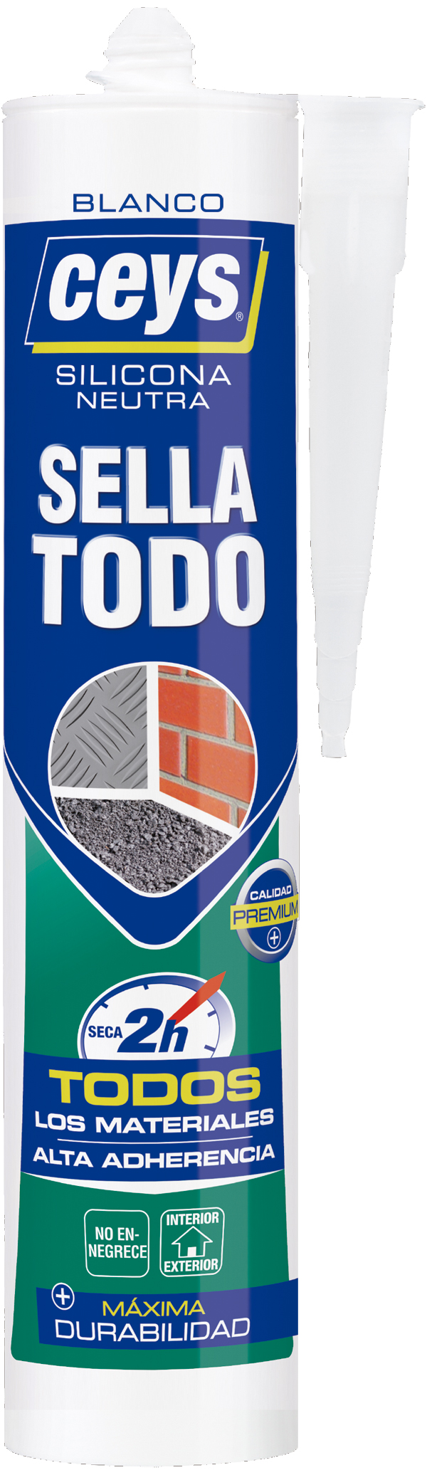 SILICONA CARTUCHO NEGRO NEUTRA 505631/505629 CEYS 280 ML