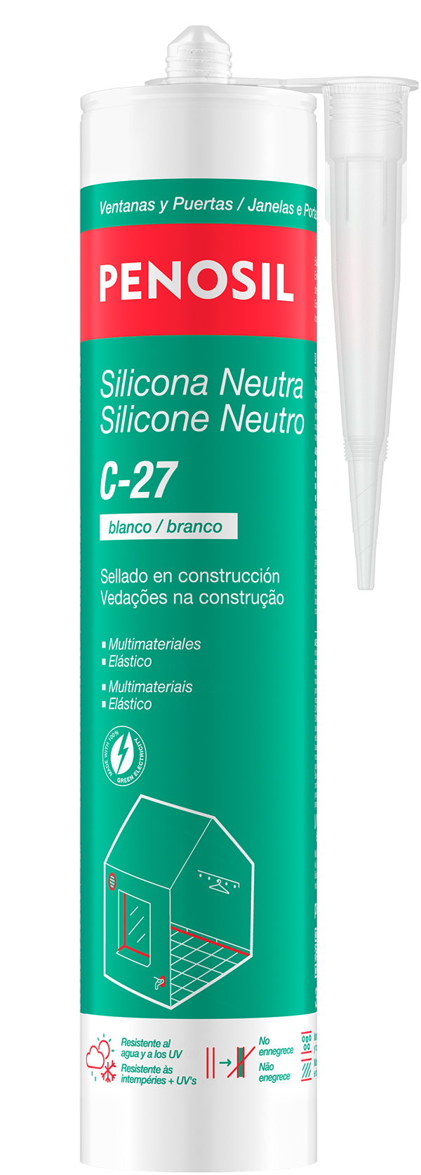SILICONA NEUTRA TRANSLUC C27F 1216E1414C03T01 PENOSIL 300 ML