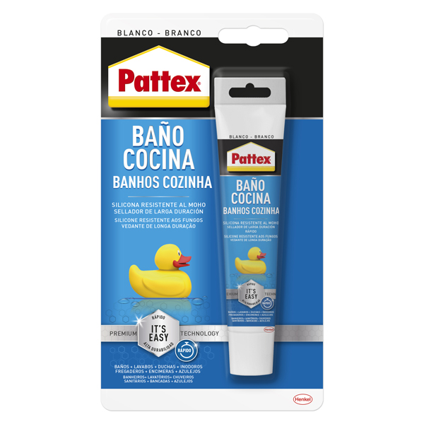 SILICONA COCINA BAÑO BLANCA 2650473 PATTEX 50 ML