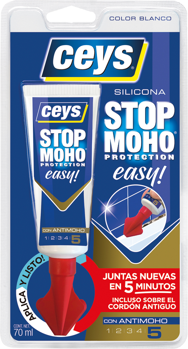 SILICONA BAÑO STOP MOHO EASY 505683 CEYS 70 ML