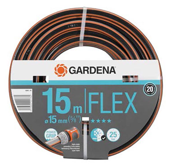 MANGUERA JARDIN 15MM 5/8'' FLEX 1804126 GARDENA 15 M