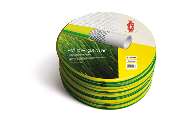 MANGUERA YELLOW GARDEN 19X25 23121925050 ESPIROFLEX R/50 MTS