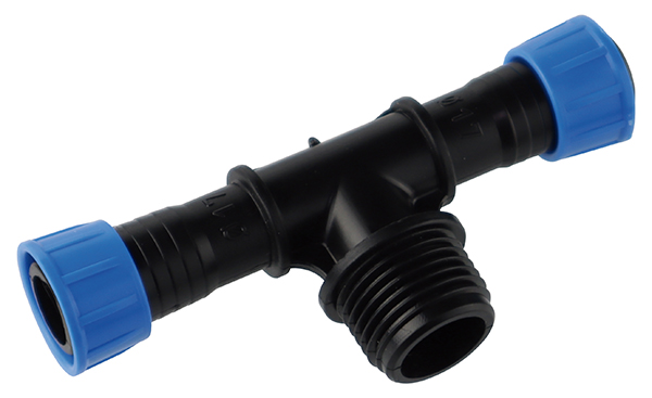 TE ROSCA MACHO 1/2" CINTA RIEGO B.3 ud 909503 BIOTOP 16 MM