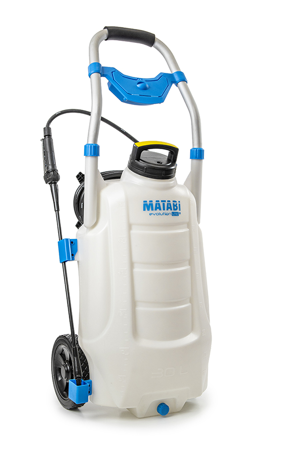 PULVERIZADOR CON RUEDAS ELECTRICO EVOLUTION 30 LTC 84343 MATABI 30 L