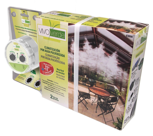 KIT NEBULIZADOR DRIP C/ PROGRA V3025 AQUACENTER -