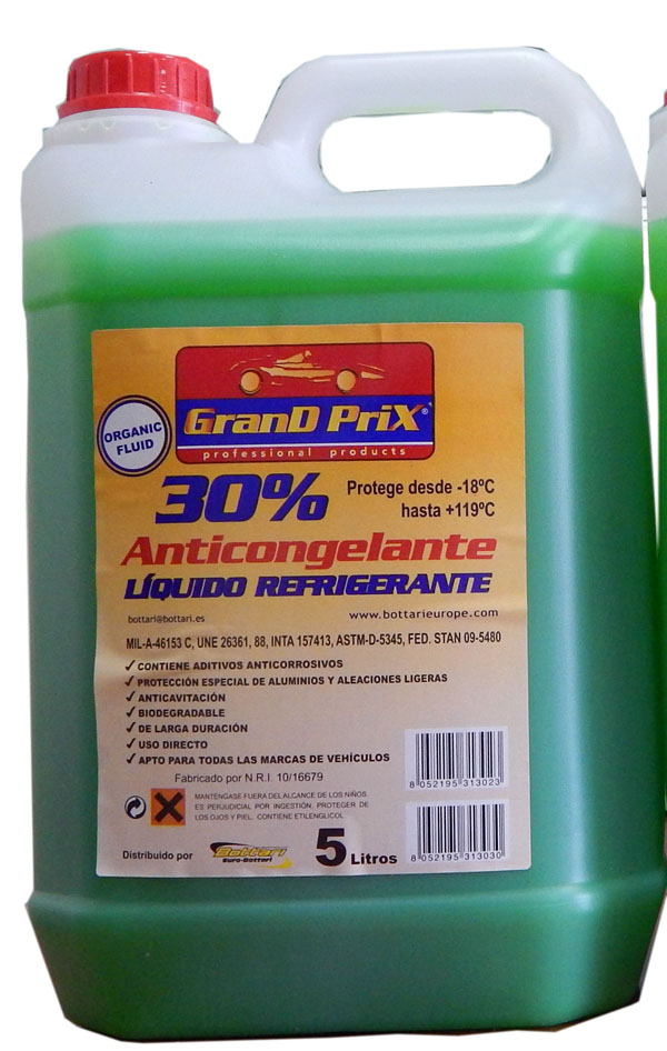 ANTICONGELANTE REFRI. 30% 31303E BOTTARI 5 L