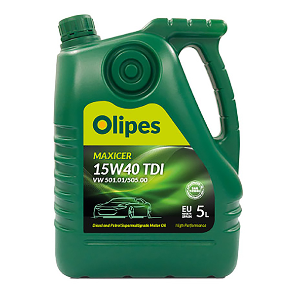 ACEITE MOTOR MAXICER 15W40 DIESEL/GASOLINA 7100705 OLIPES 5 L