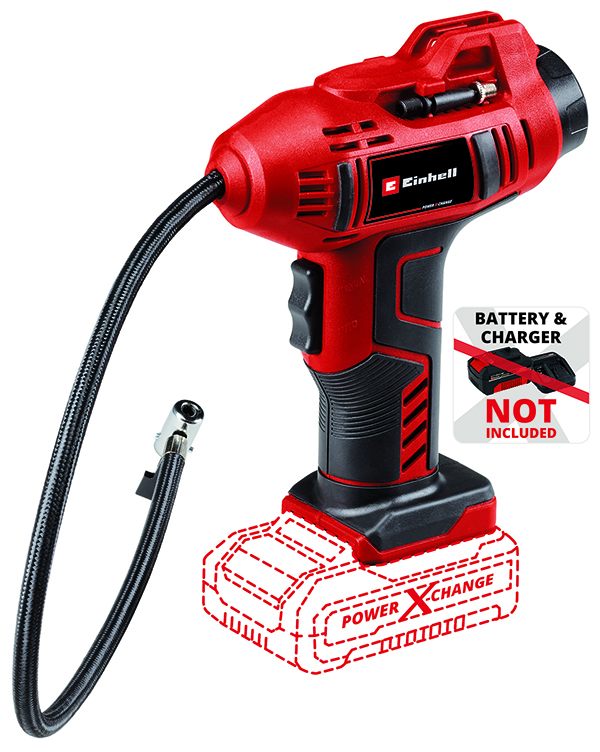 MINI INFLADOR 11 BAR S/BAT LI CE-CC 18 LI-SOLO EINHELL 18 V