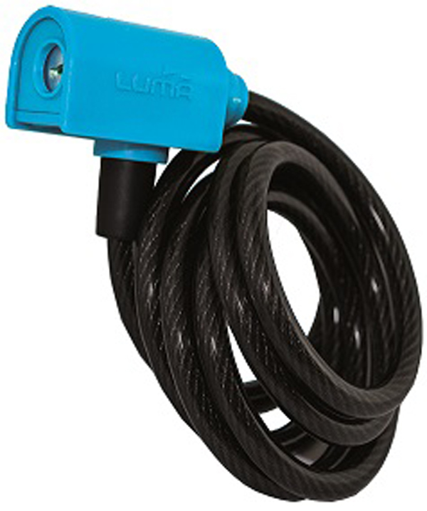 CABLE BLINDADO ESPIRAL AZUL LESB18818B ARREGUI 185 CM