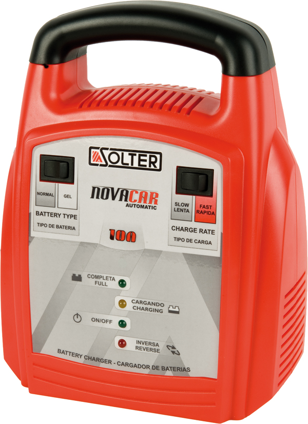 CARGADOR BATERIA AUTO 05078 10A 20-120Ah NOVACAR 10A SOLTER 12 V