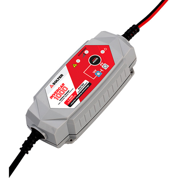 CARGADOR BATERIA 10065 1A 2-75Ah INVERCAR 1000 SOLTER 6-12 V