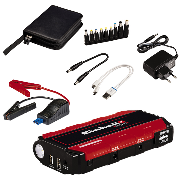 ARRANCADOR BATERIA 12V USB CE-JS 12 EINHELL 200 A