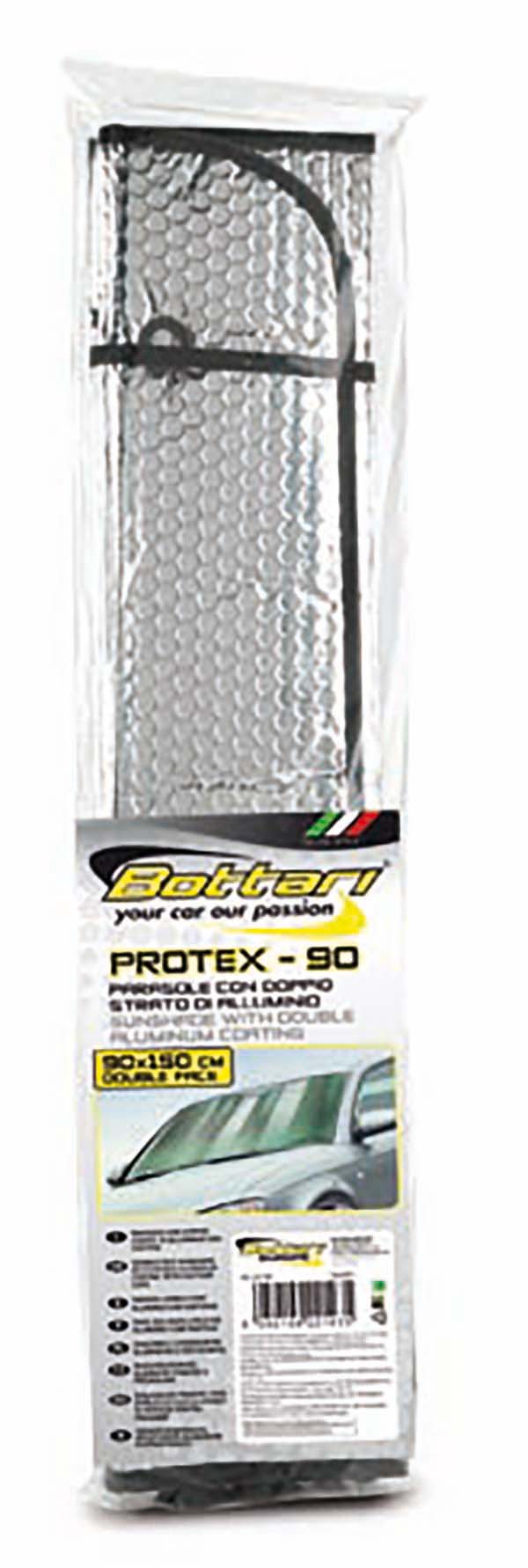 PARASOL COCHE DOBLE CARA ALUM 22143 BOTTARI 90X150 CM