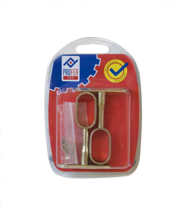SOPORTE CENTRAL OVAL LATON 2PZ PT0966 PROFER TOP 30X15 MM